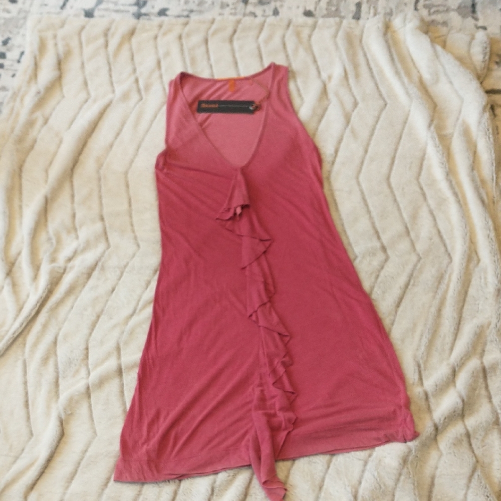 Anama Pink Ruffle Dress